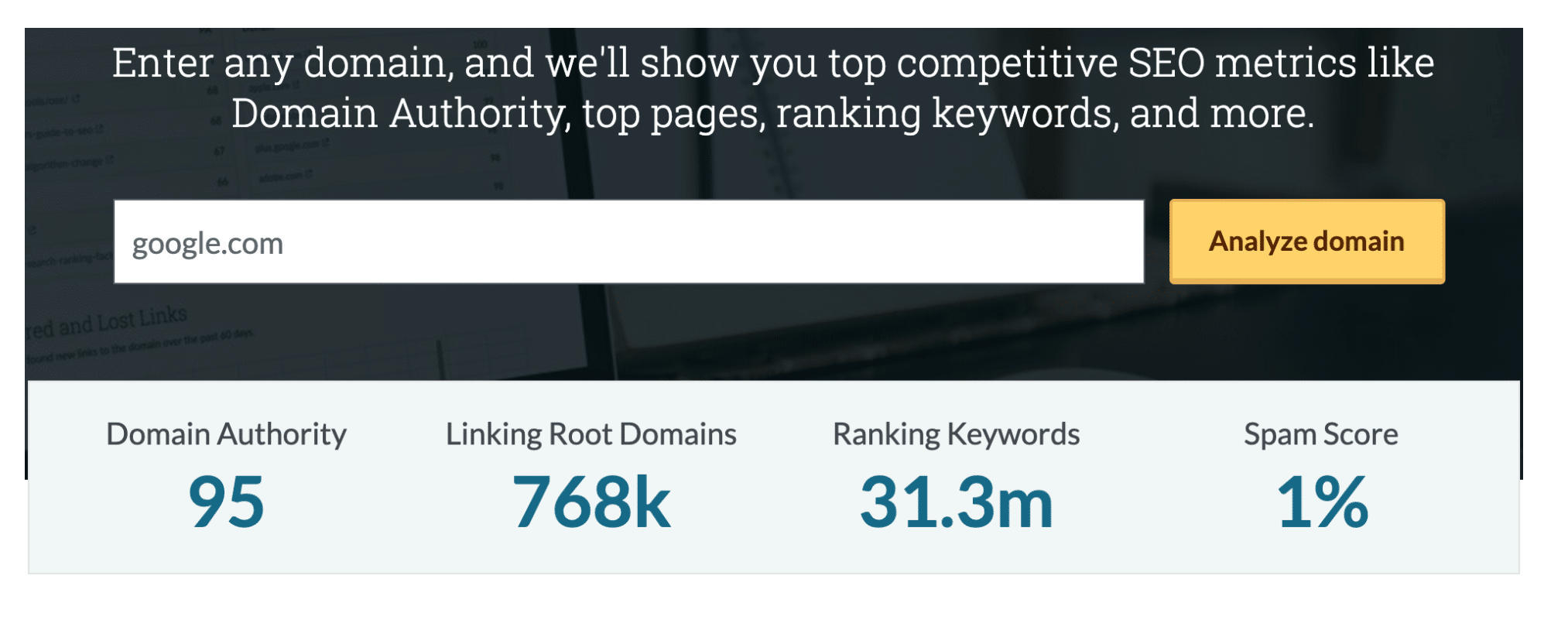 MOZ Domain Authority | Steeped Digital